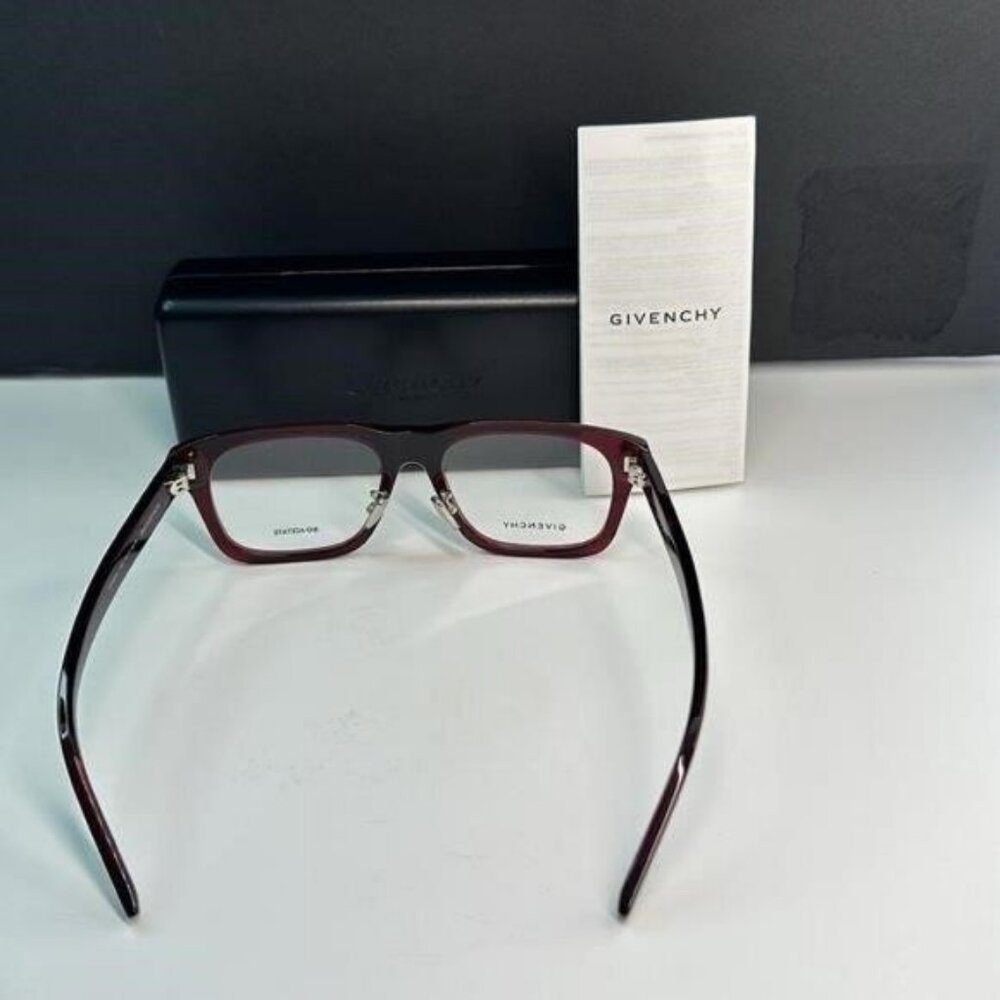 Givenchy GV50053F Shiny Bordeaux Designer Glasses for Men - Bold Style - Picture 3 of 12